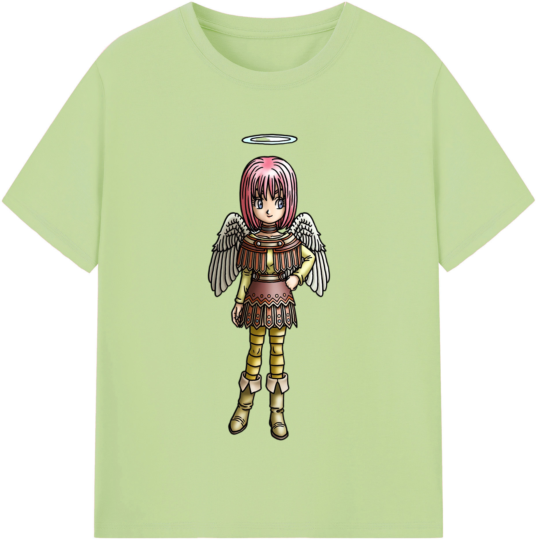 （画像用） ドラゴンクエスト Doragon Kuesuto Dragon Quest 綿100％半袖Tシャツ（フロントプリント）